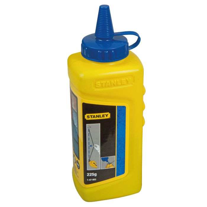 Krīta pulveris zils 225G Stanley 1-47-803